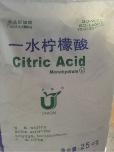 食品添加剂 一水柠檬酸