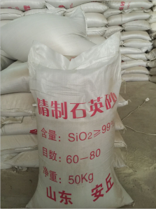 精制石英砂60-80目 山东 50公斤袋装